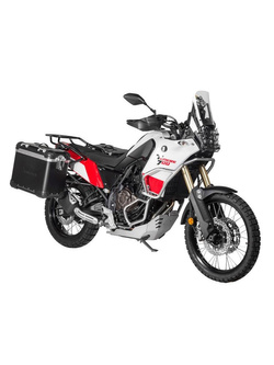 Zestaw: kufry boczne z anodowanego aluminium czarne "And-Black" Zega Evo + stelaże czarne Touratech Yamaha Tenere 700 / World Raid (38+45L)