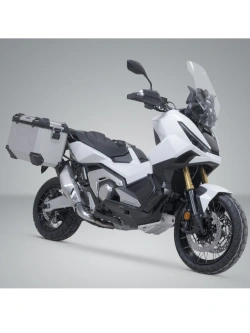 Zestaw: kufry boczne TRAX ADV + stelaże PRO SW-Motech Honda X-ADV 750 RH21 (24-) srebrne [poj.: 2 x 45 L]
