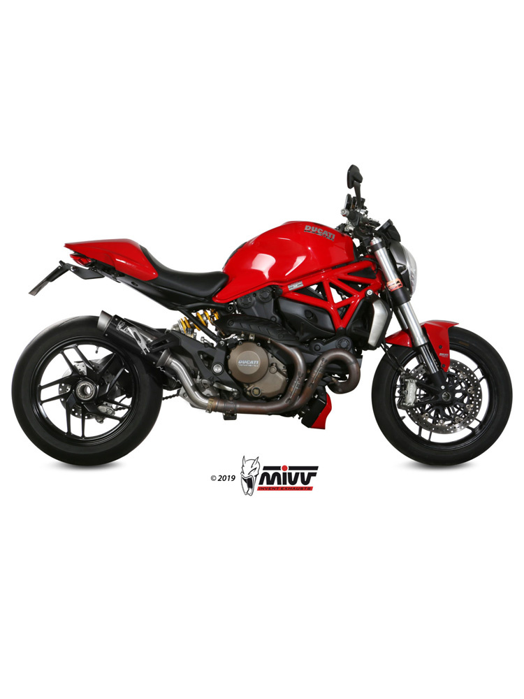 Tłumik motocyklowy Slip-On (GP Pro) MIVV do Ducati Monster 1200 / S (14-16) carbon
