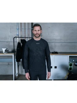 Koszulka termoaktywna z długim rękawem Knox Dual Active czarna