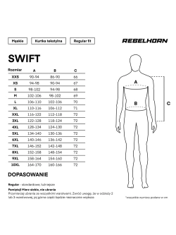 Kurtka motocyklowa tekstylna Rebelhorn Swift czarna