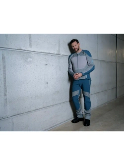 Koszula z ochraniaczami Knox Urbane Pro Move niebiesko-szara