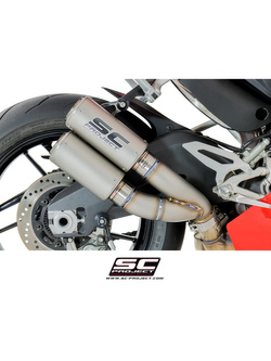 Podwójny tłumik SC-Project CR-T Titanium (Slip on) - Ducati Panigale 959 [16-19]