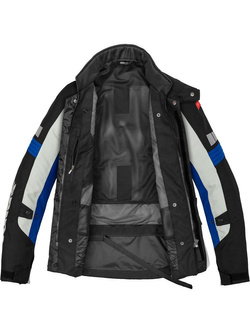 Kurtka motocyklowa tekstylna Spidi Outlander czarno-szaro-niebieska