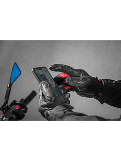Rękawice motocyklowe Shima Rush czarno-czerwone