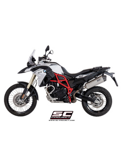 Tłumik SC-Project X-Plorer, Titanium + Carbon (SLIP ON) - BMW F 800 GS - ADVENTURE [16-18]
