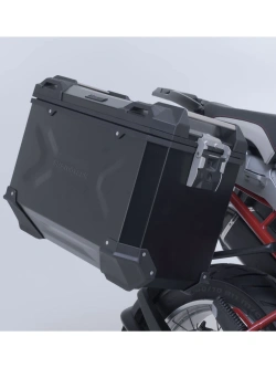 Zestaw: kufry boczne + stelaże ABS ® Aero System SW-Motech BMW R 1200 GS (04-12)/ Adventure (06-13)