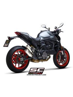 Tłumik motocyklowy podwójny SC-Project CR-T Ducati Monster 937 (21-24) tytan
