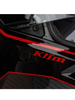 Kask adventure Klim X1 Alpha czarno-czerwony