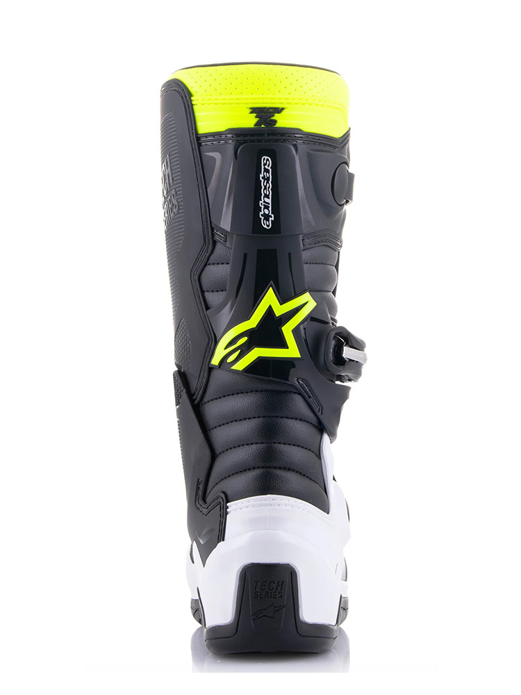 Buty enduro dziecięce Alpinestars MX Tech 7S niebiesko-żółto-czarne