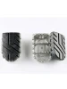 silver/black
