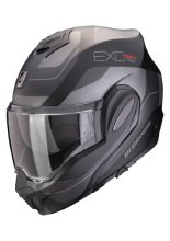 Kask szczękowy Scorpion Exo-Tech Evo Pro Commuta czarno-srebrny matowy