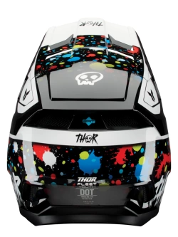 Kask enduro dziecięcy Thor Fleet Splat czarny