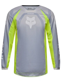 Bluza enduro dziecięca Fox 180 Frame szara-fluo