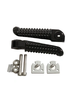 Podnóżki motocyklowe pasażera BikeTec Yamaha YZF R1 (02-11)/ R6 (03-11) czarne