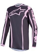 Bluza cross damska Alpinestars MX Stella Fluid Apex V2 szaro-różowa