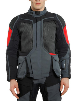 Kurtka motocyklowa tekstylna Dainese D-EXPLORER 2 GORE-TEX® czarno-czerwona