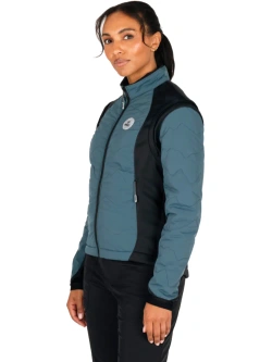 Kurtka przeciwdeszczowa damska Knox Modra czarno-niebieska