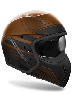 Kask modułowy Airoh J110 Slim brązowy matowy