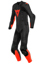 Kombinezon motocyklowy jednoczęściowy Dainese Laguna Seca 5 [wersja perforowana] czarno-czerwony
