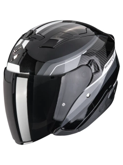 Kask otwarty Scorpion Exo-230 Hipe czarno-srebrny