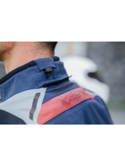 Kurtka motocyklowa tekstylna Klim Kodiak niebiesko-czerwona