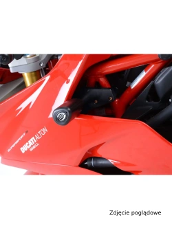 Crash pady Aero R&G do Ducati Supersport / S (17-20) (bez wiercenia) białe