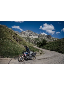 Kurtka motocyklowa tekstylna Klim Carlsbad niebiesko-czerwona
