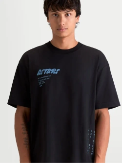 Koszulka z krótkim rękawem Alpinestars Chalk Oversized CSF czarna