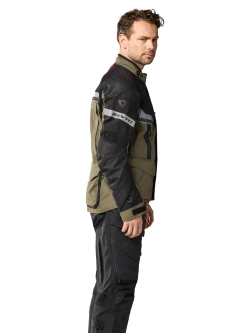 Kurtka motocyklowa tekstylna REV'IT! Dominator 3 GTX czarno-zielona