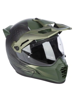 Kask adventure Klim Krios Pro Echo czarno-zielony matowy