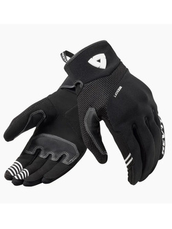 Rękawice motocyklowe damskie letnie REV’IT! Endo czarno-białe
