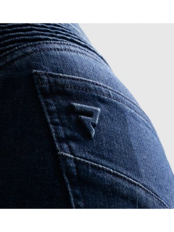 Jeansy motocyklowe damskie Rebelhorn Agness 2 Mono niebieskie