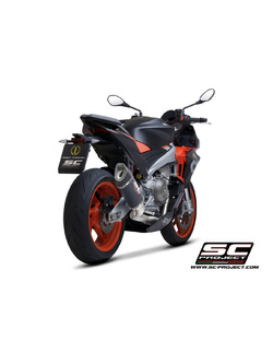 Pełny układ wydechowy SC-Project SC1-R "Trofeo" Aprilia Tuono 660 (21-) włókno węglowe