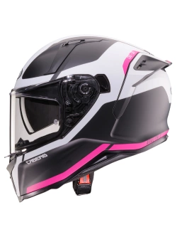 Kask integralny Caberg Avalon X Pure czarno-biało-różowy matowy
