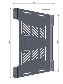 Poszerzenie bagażnika Hepco&Becker BMW S 1000 RR [12-15]