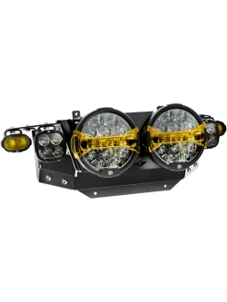 Kompletny zestaw reflektorów Denali Full Deck z oświetleniem Harley Davidson Road Glide (24-)