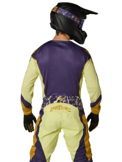 Bluza enduro Fox 180 Image Print fioletowo-żółta