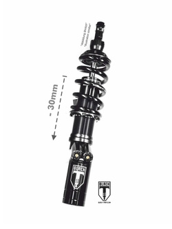 Amortyzator motocyklowy obniżający zawieszenie Touratech Black-T Stage3 Indian FTR 1200 / S (19-21) [-30 mm]