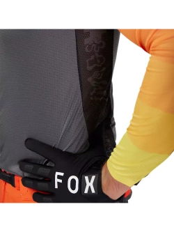 Bluza enduro Fox Flexair Grid czarno-pomarańczowa
