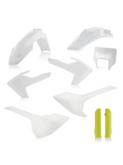 Pełny zestaw plastików Acerbis Husqvarna FE/ TE [17-19] biały-fluo