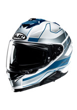 Kask integralny HJC i71 Iorix niebiesko-srebrny