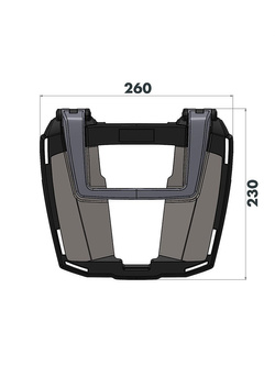 Stelaż pod kufer centralny Hepco&Becker EasyRack Honda CBR 500 R (19-23)
