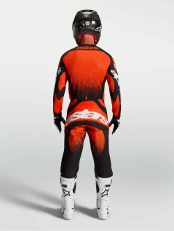 Bluza cross Alpinestars MX Techstar Swan czarno-biało-czerwona