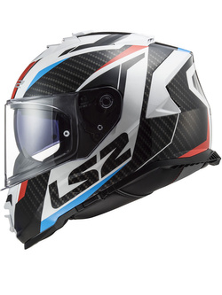 Kask integralny LS2 FF800 Storm II Racer czarno-niebiesko-czerwony