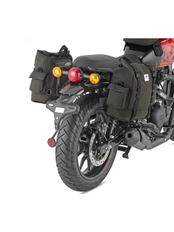Sakwa motocyklowa tekstylna Kappa RB100RS ciemnozielona [pojemność: 14 litrów]