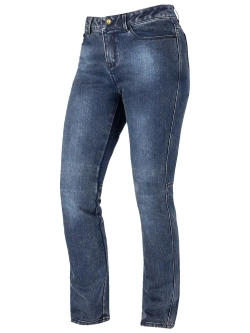 Jeansy motocyklowe damskie Icon Tuscadero 3 niebieskie
