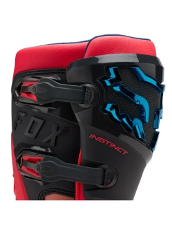 Buty enduro Fox Instinct 2.0 Vision Le Peach czarno-niebiesko-różowe