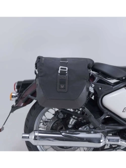 Zestaw sakw bocznych Legend Gear LC2 ze stelażami SW-Motech Royal Enfield Classic 650 (25-)/ Shotgun 650 (22-) czarno-brązowe [poj.: 2 x 13,5 L]