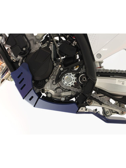 Płyta pod silnik AXP Racing XtremHusqvarna TC125/ 150 (23-)/ TE125/ 150 (24-) z osłoną podnośnika niebieska